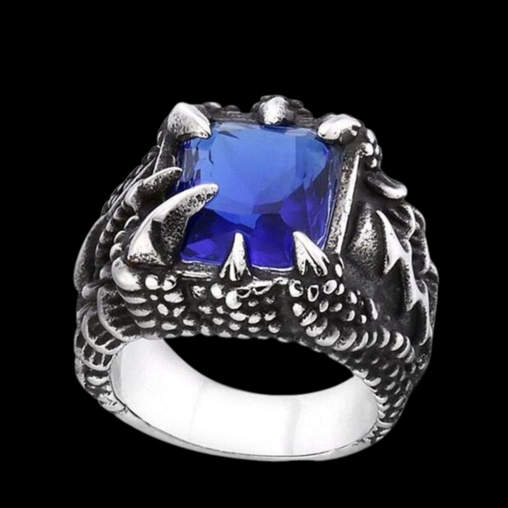 Dragon Claw Crystal Ring - Chrome Cult