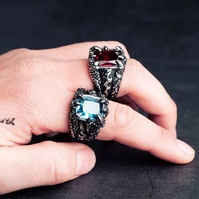 Dragon Claw Crystal Ring