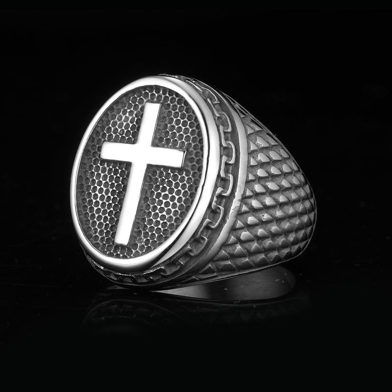 Dragon Scale Cross Ring