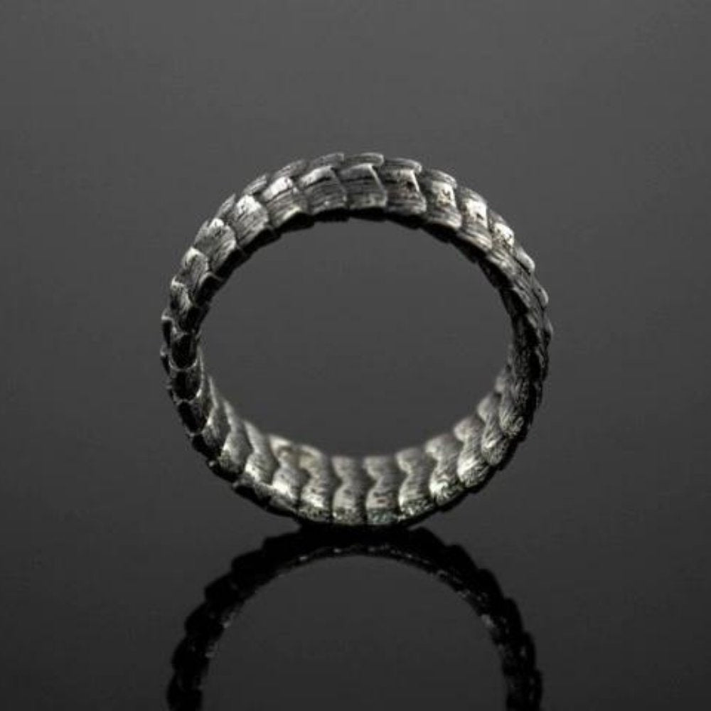 Dragon Scales Eternity Ring - Chrome Cult