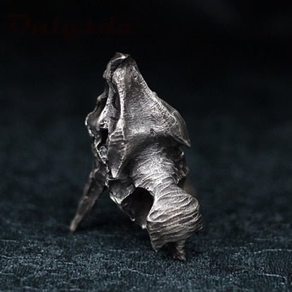 Dragon Skull Pendant - Chrome Cult