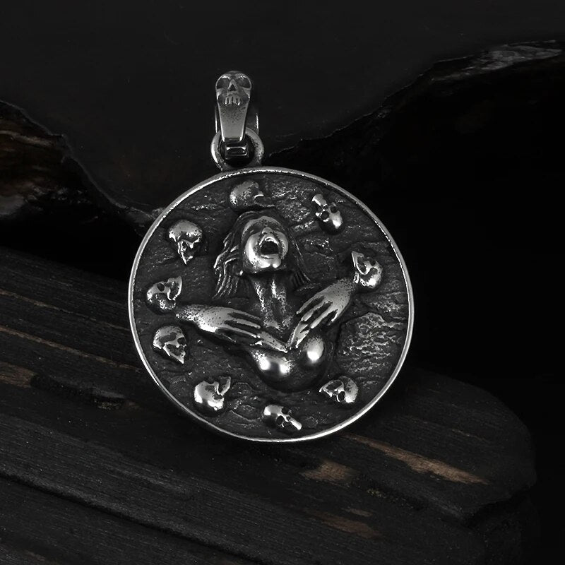 Evil Dead Pendant - Chrome Cult