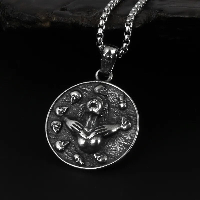 Evil Dead Pendant - Chrome Cult