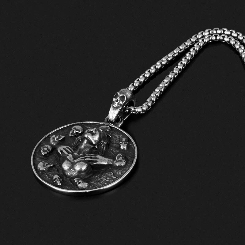 Evil Dead Pendant - Chrome Cult