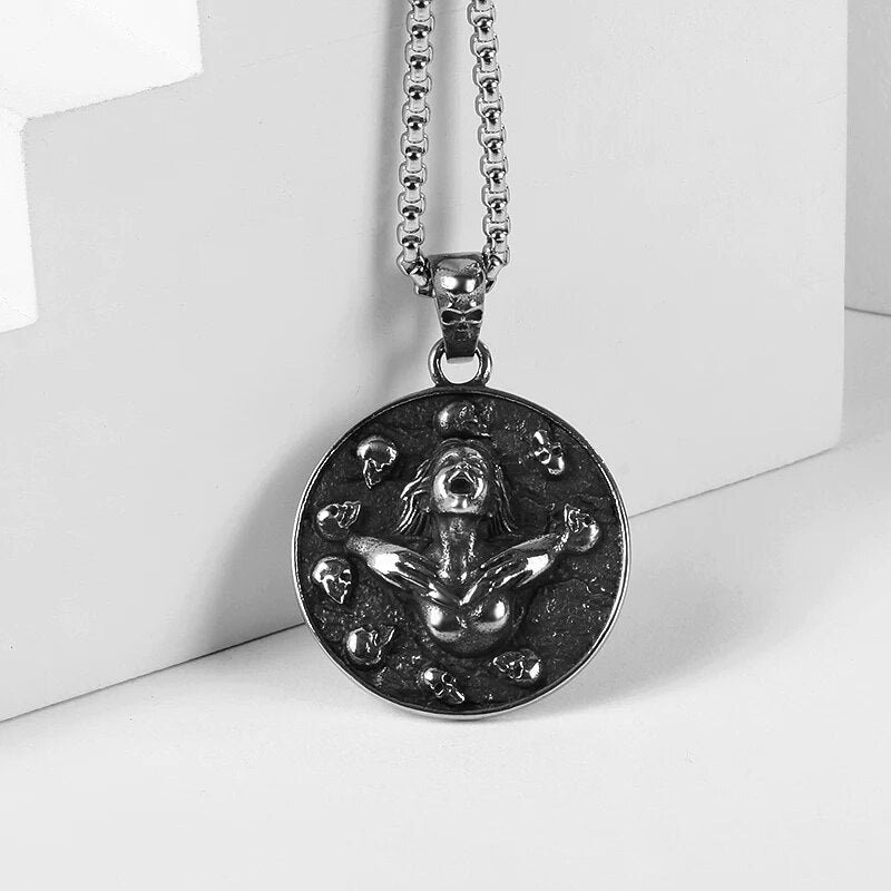 Evil Dead Pendant - Chrome Cult