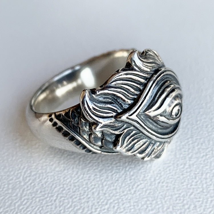 Eye Feather Ring