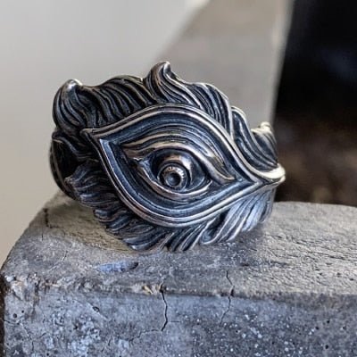 Eye Feather Ring