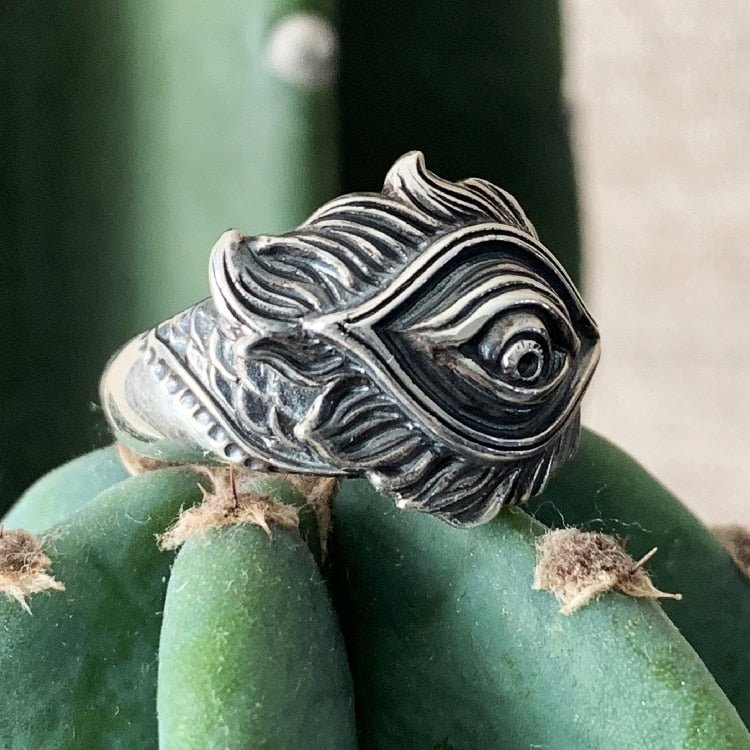 Eye Feather Ring