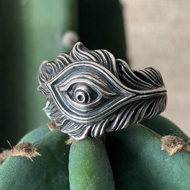 Eye Feather Ring