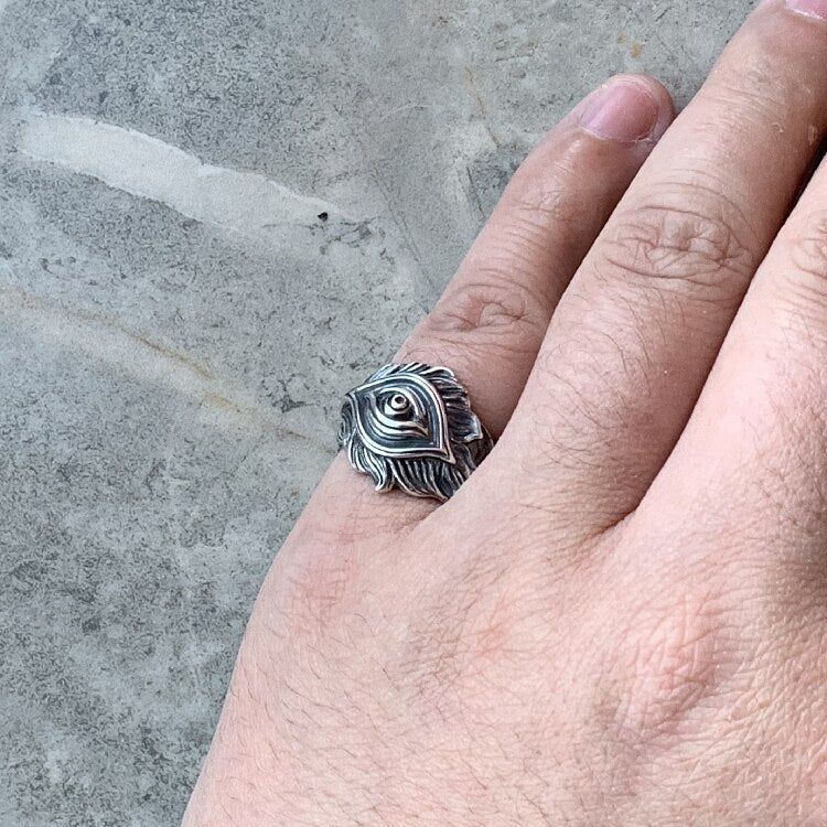 Eye Feather Ring