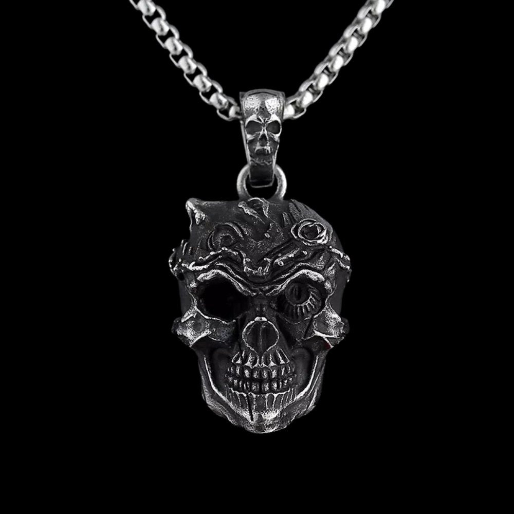 Final Sacrifice Skull Pendant - Chrome Cult