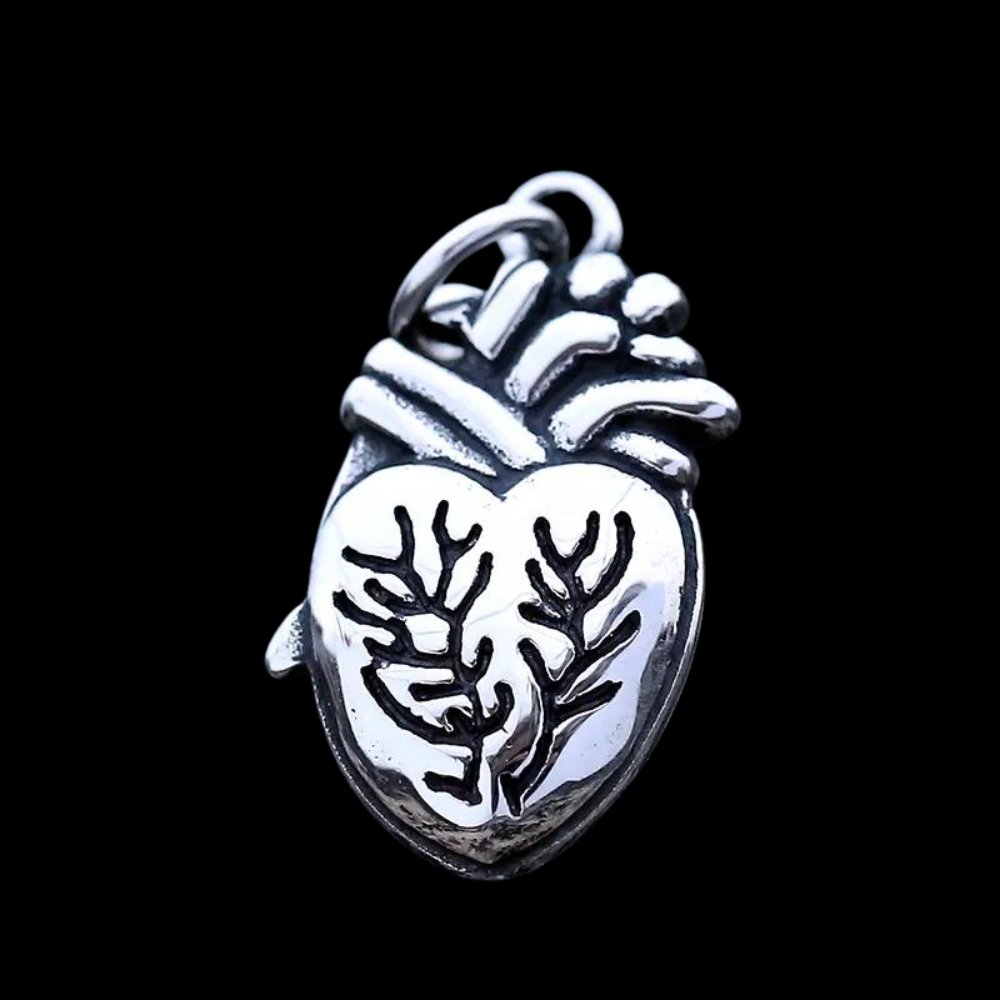 Foolish Heart Pendant - Chrome Cult