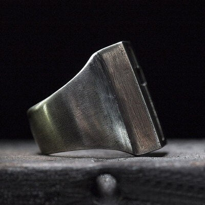 Gate Of Underworld Coffin Ring - Chrome Cult