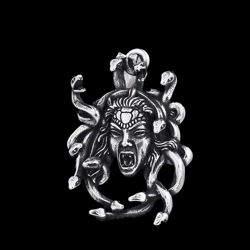 Gaze Of Medusa Pendant - Chrome Cult