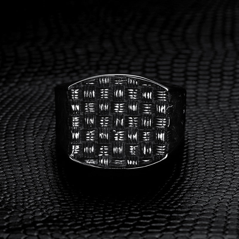 Geometry Mesh Ring - Chrome Cult