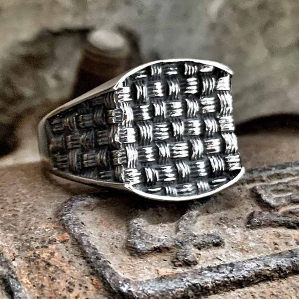 Geometry Mesh Ring - Chrome Cult