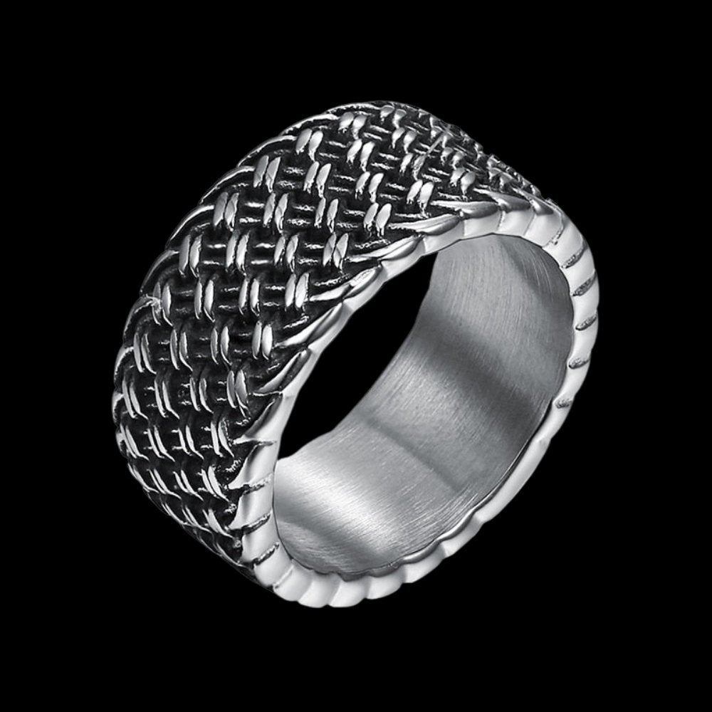 Geometry Mesh Ring - Chrome Cult