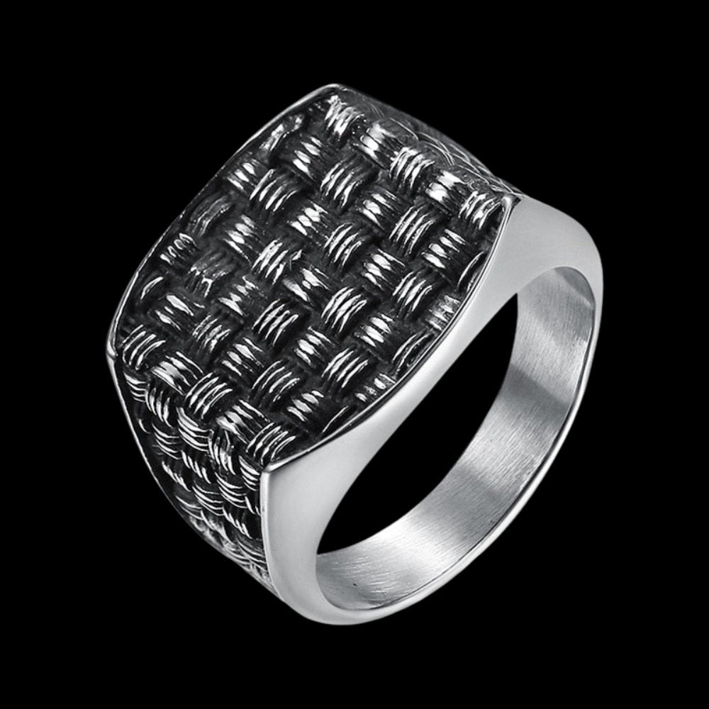 Geometry Mesh Ring - Chrome Cult