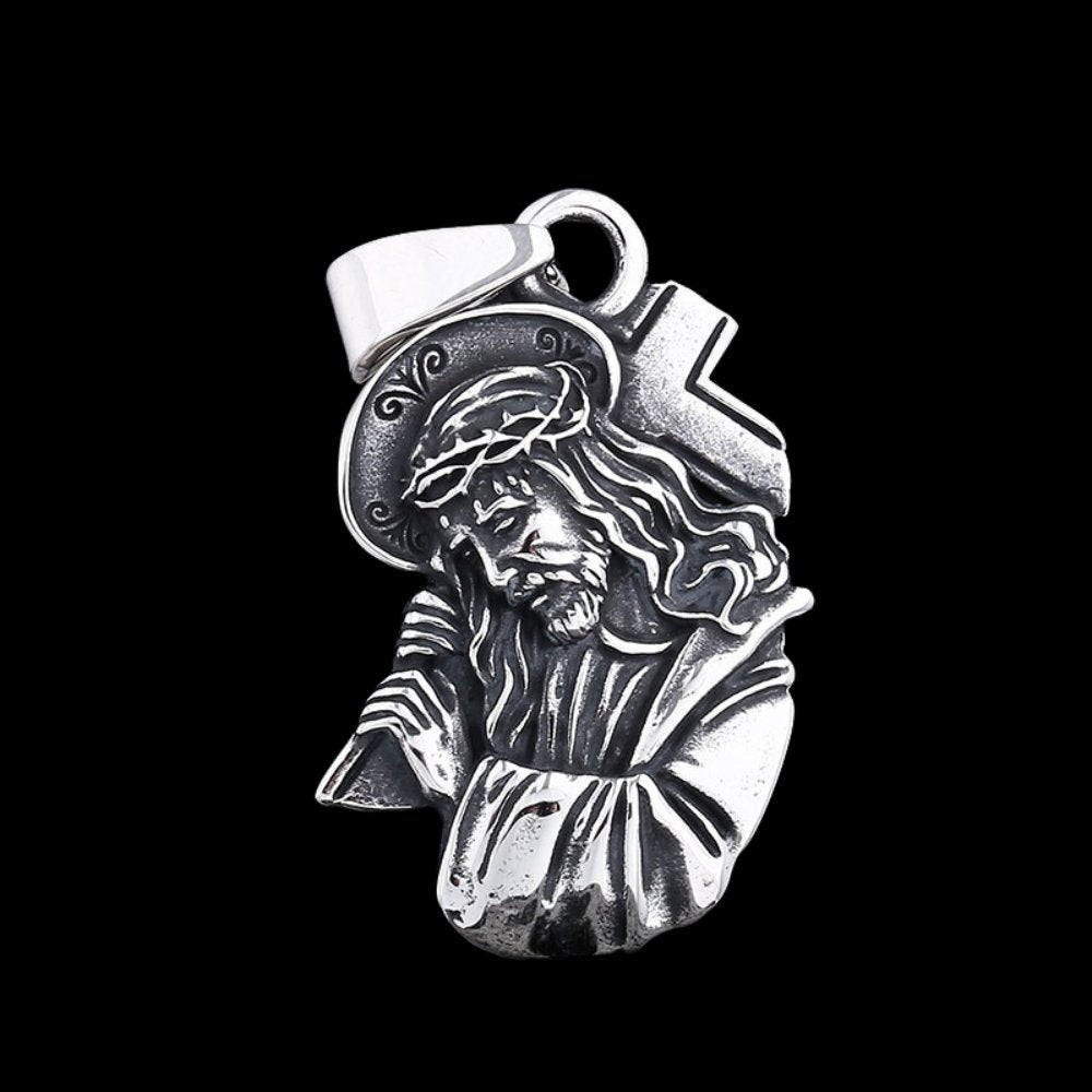 Good Friday Jesus Pendant - Chrome Cult