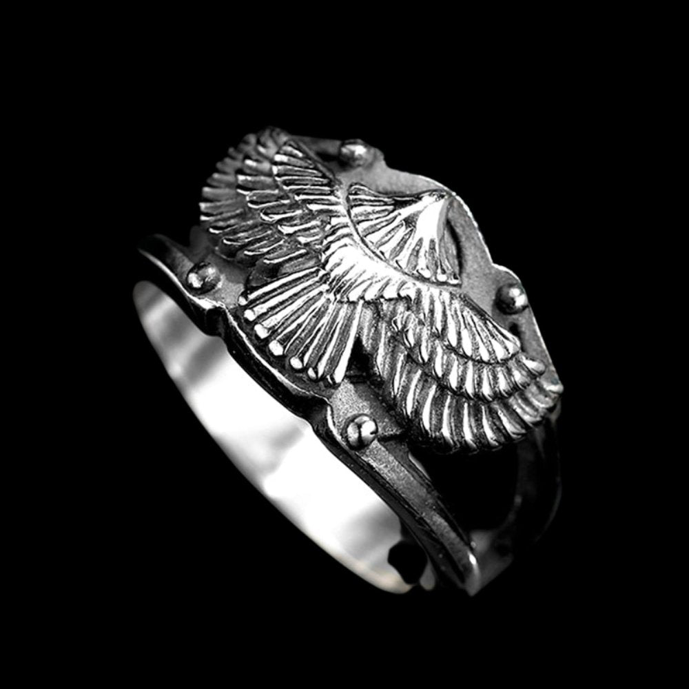 Goshawk Eagle Ring - Chrome Cult