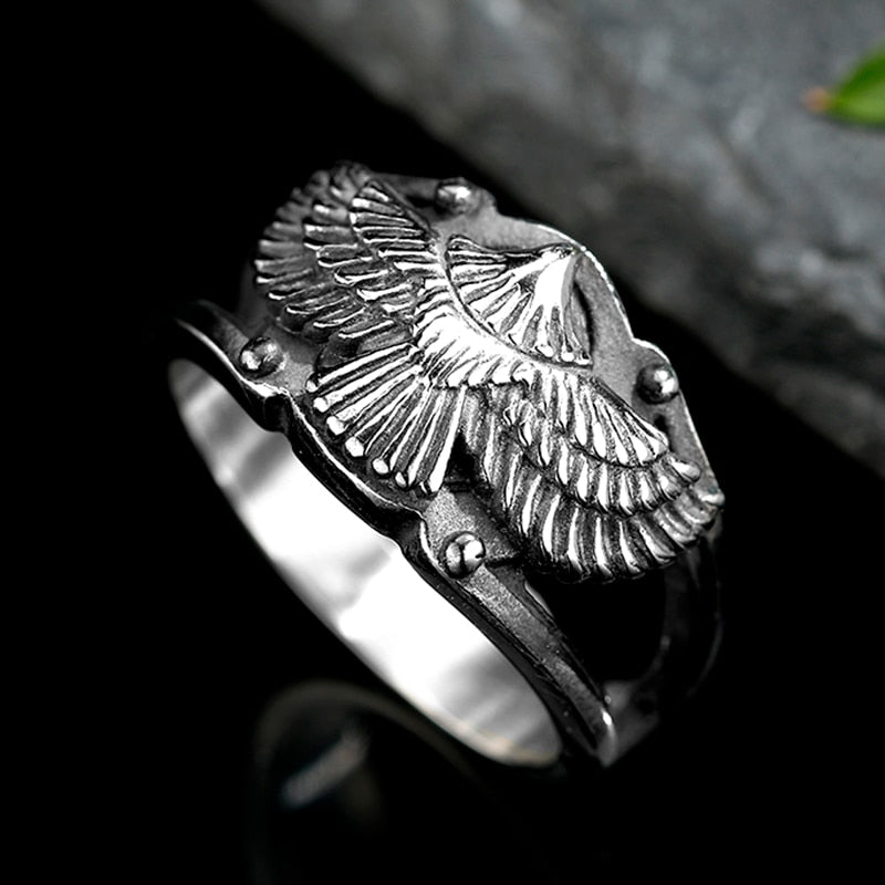 Goshawk Eagle Ring - Chrome Cult
