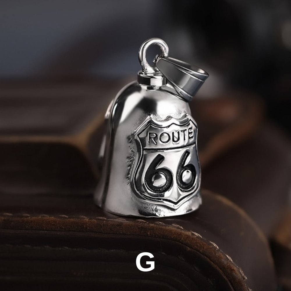 Gothic Guardian Bell Pendant - Chrome Cult