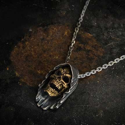 Grim Reaper Skull Pendant