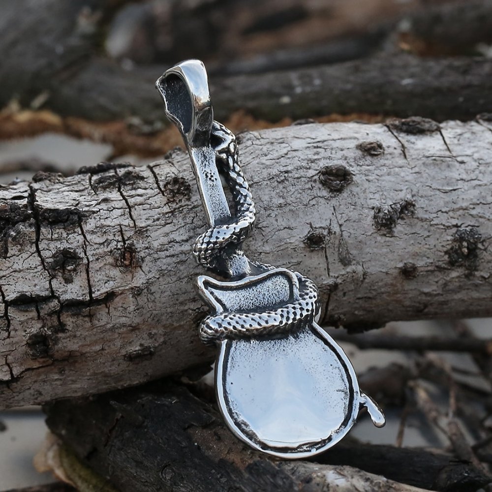 Guitar Snake Pendant