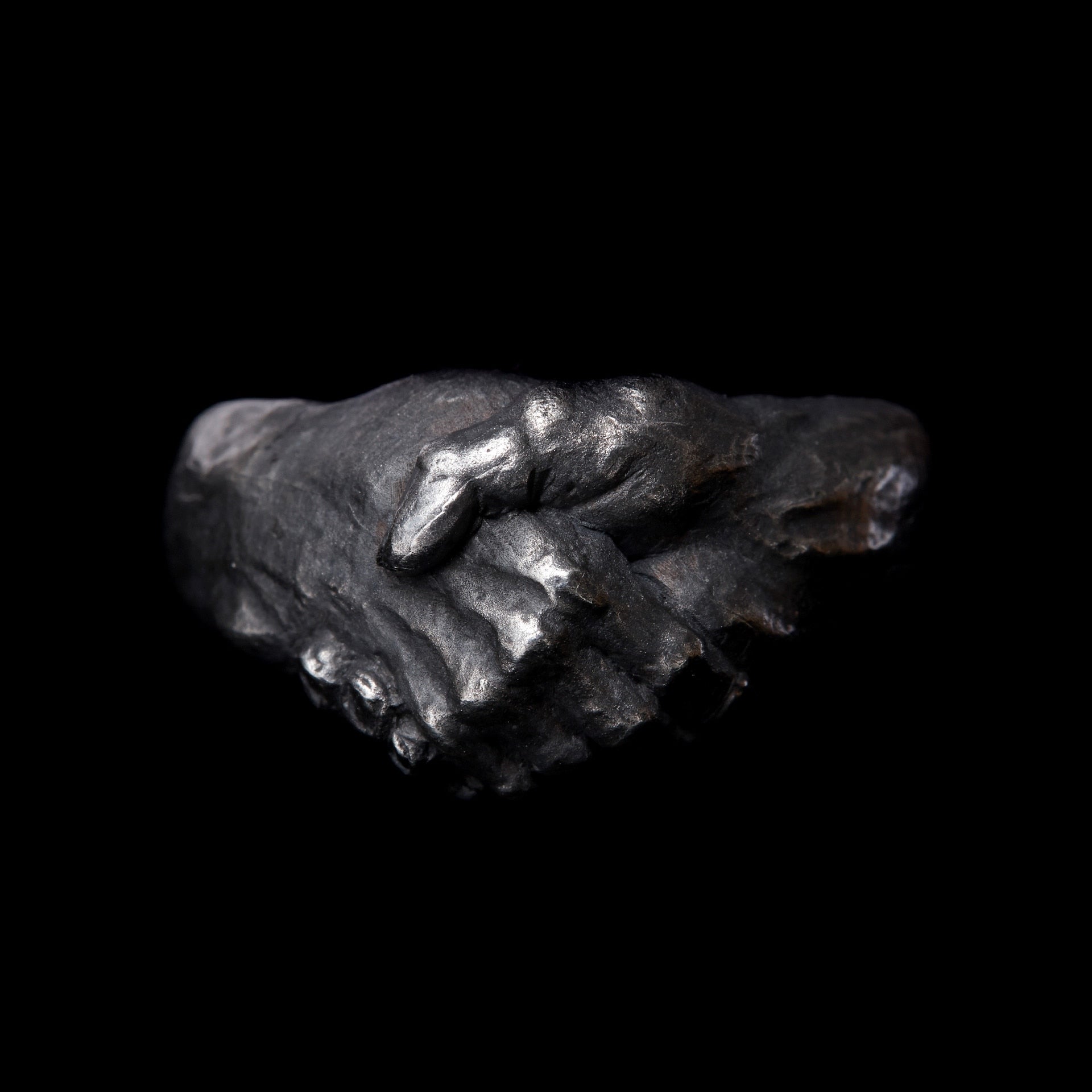 Handshake Ring | Stainless Steel Gothic Jewelry | Chrome Cult