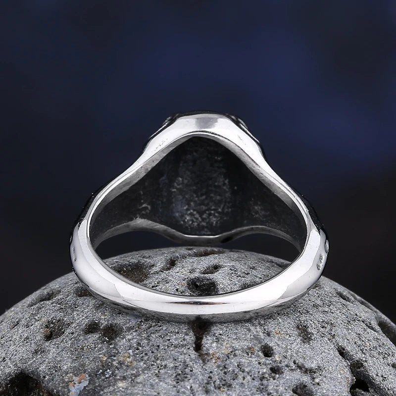 Headstone Skull Ring - Chrome Cult