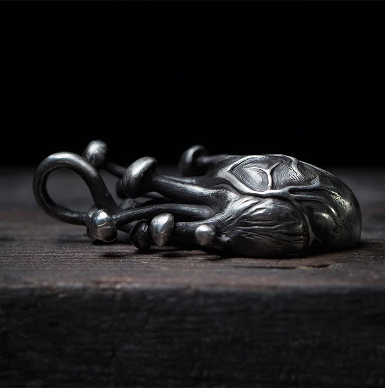 Heart Of Mushrooms Pendant - Chrome Cult
