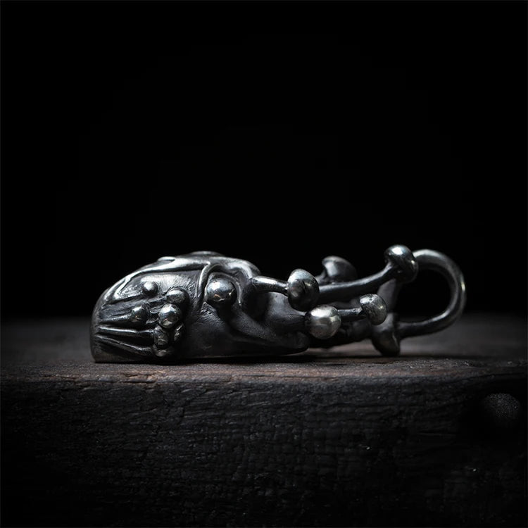 Heart Of Mushrooms Pendant - Chrome Cult