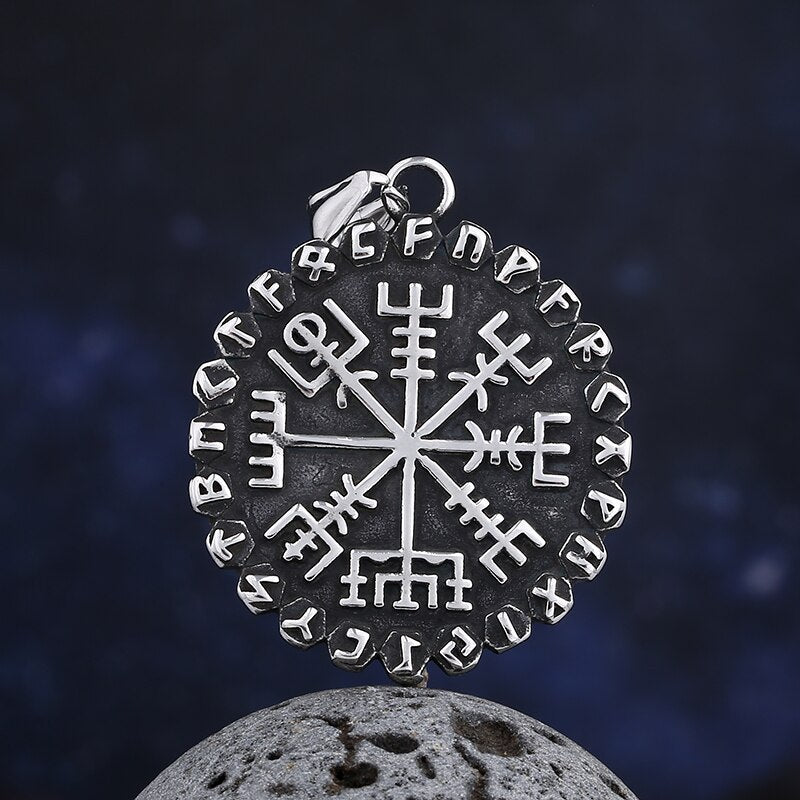 Helm Of Awe Pendant - Chrome Cult