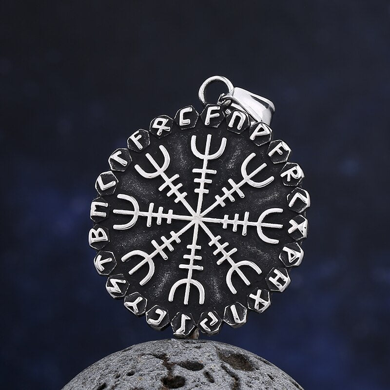 Helm Of Awe Pendant - Chrome Cult