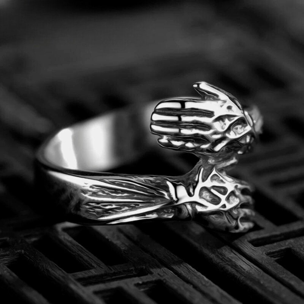 Hug Of Love Ring - Chrome Cult