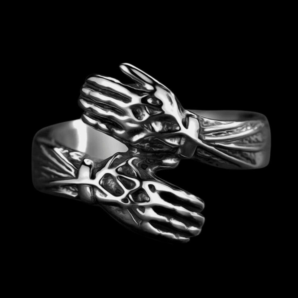 Hug Of Love Ring - Chrome Cult