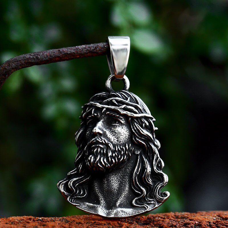 Jesus Piece Pendant - Chrome Cult