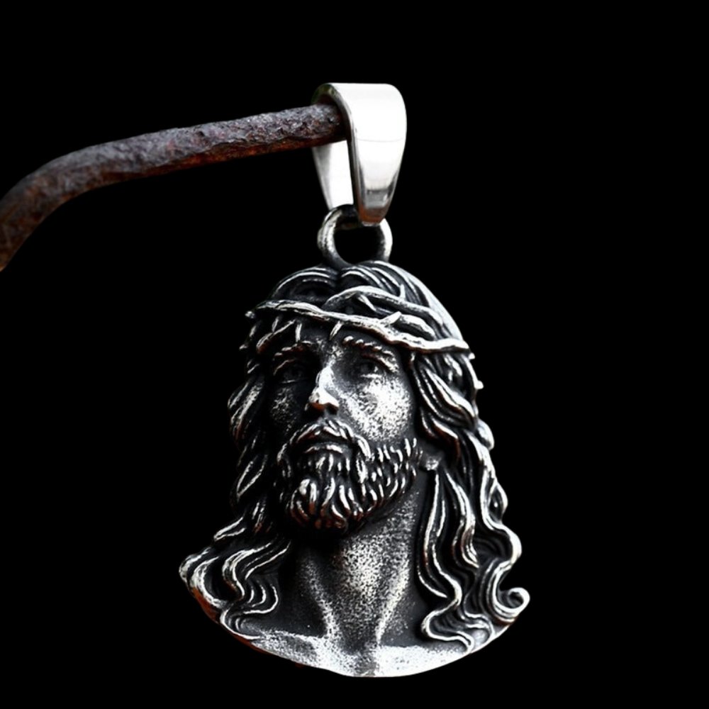 Jesus Piece Pendant - Chrome Cult