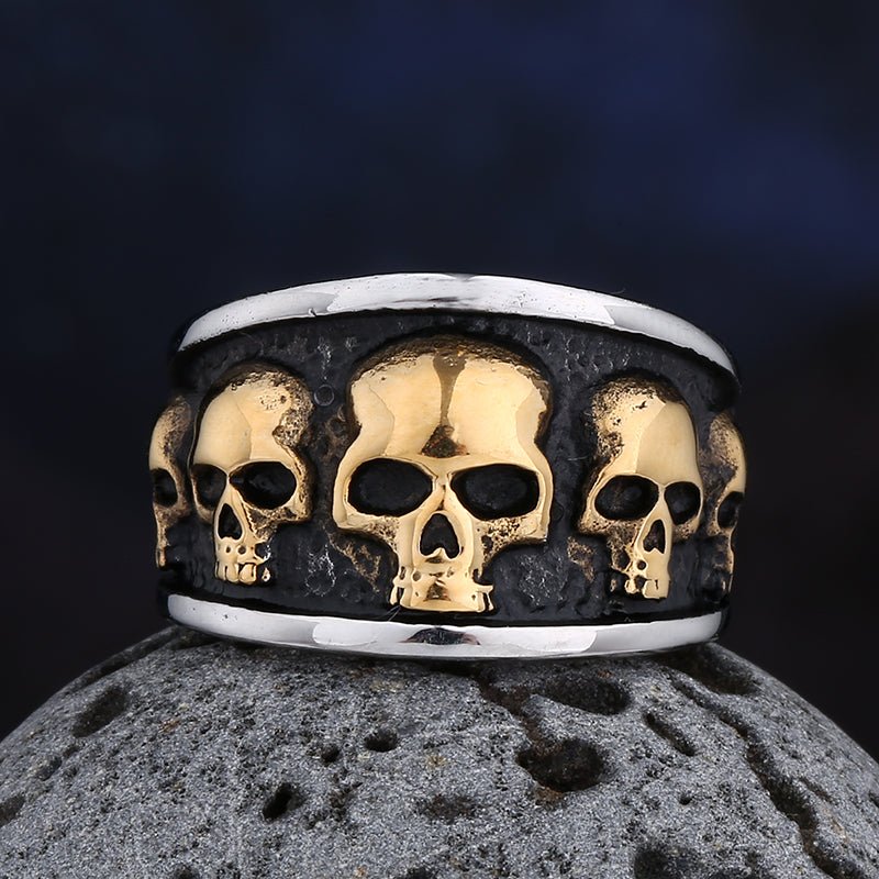 Lost Skulls Eternity Ring - Chrome Cult