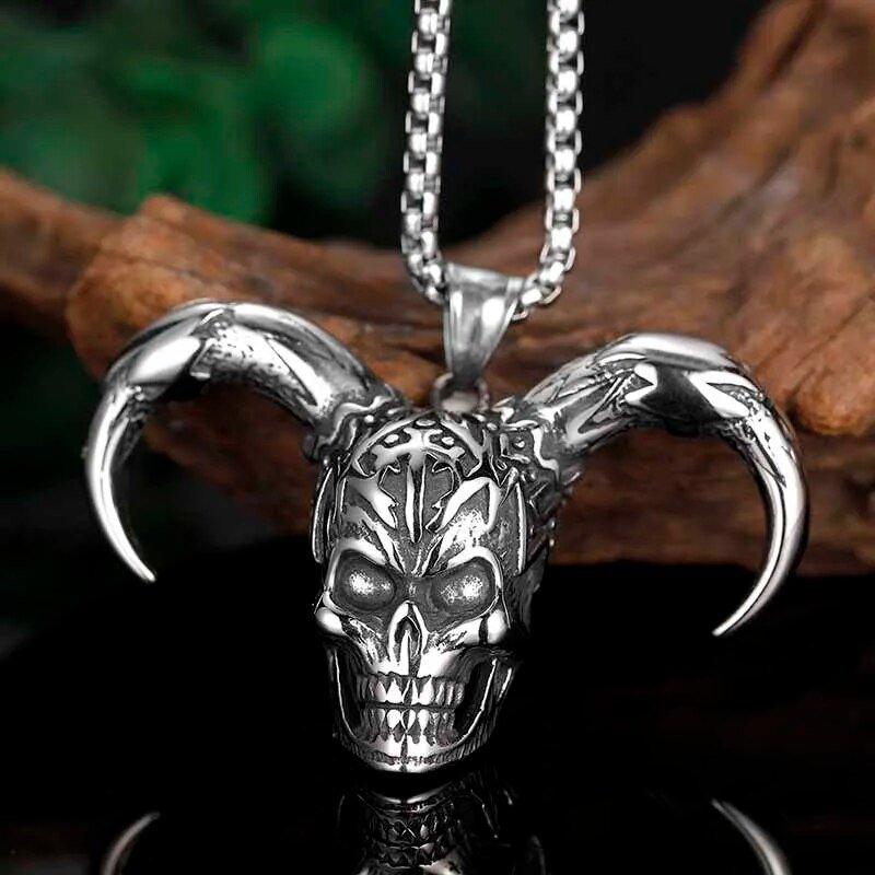Margorach The Jester Of Death Pendant - Chrome Cult
