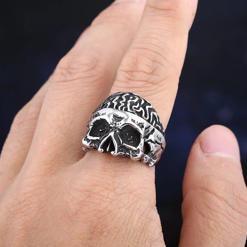 Mars Attacks Martian Ring | Stainless Steel Gothic Punk Biker
