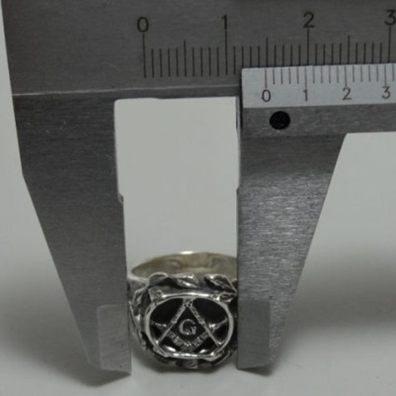 Masonic Square and Compasses Ring