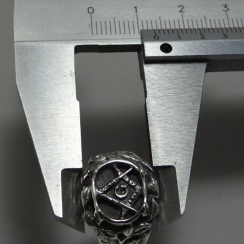 Masonic Square and Compasses Ring
