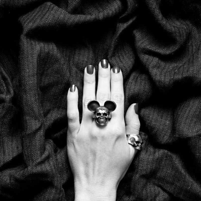 Mickey Skull Ring - Chrome Cult