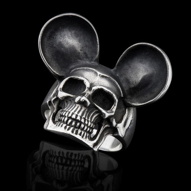 Mickey Skull Ring - Chrome Cult