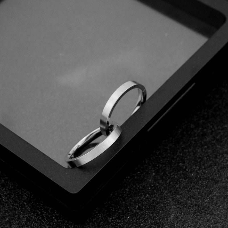 Minimal Duet Ring - Chrome Cult