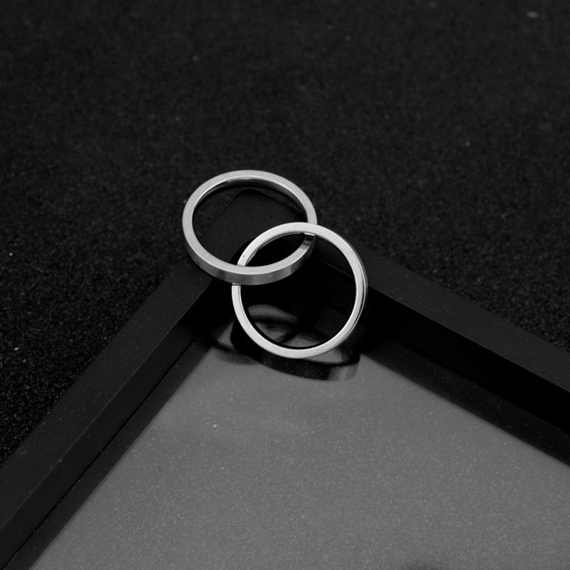 Minimal Duet Ring - Chrome Cult