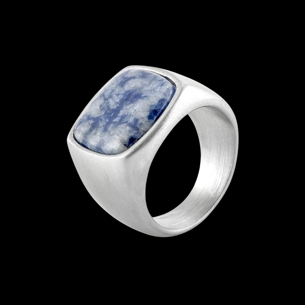 Minimal Gem Sigil Ring - Chrome Cult