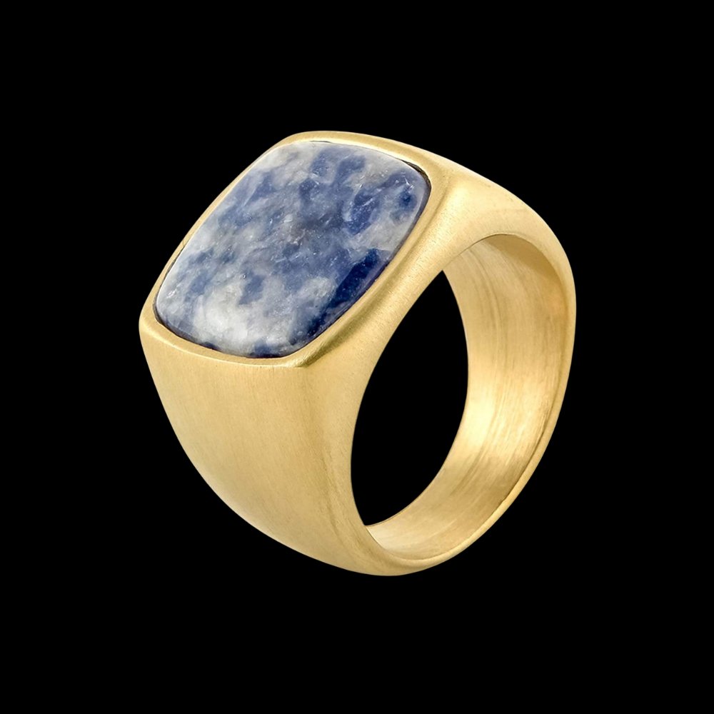 Minimal Gem Sigil Ring - Chrome Cult