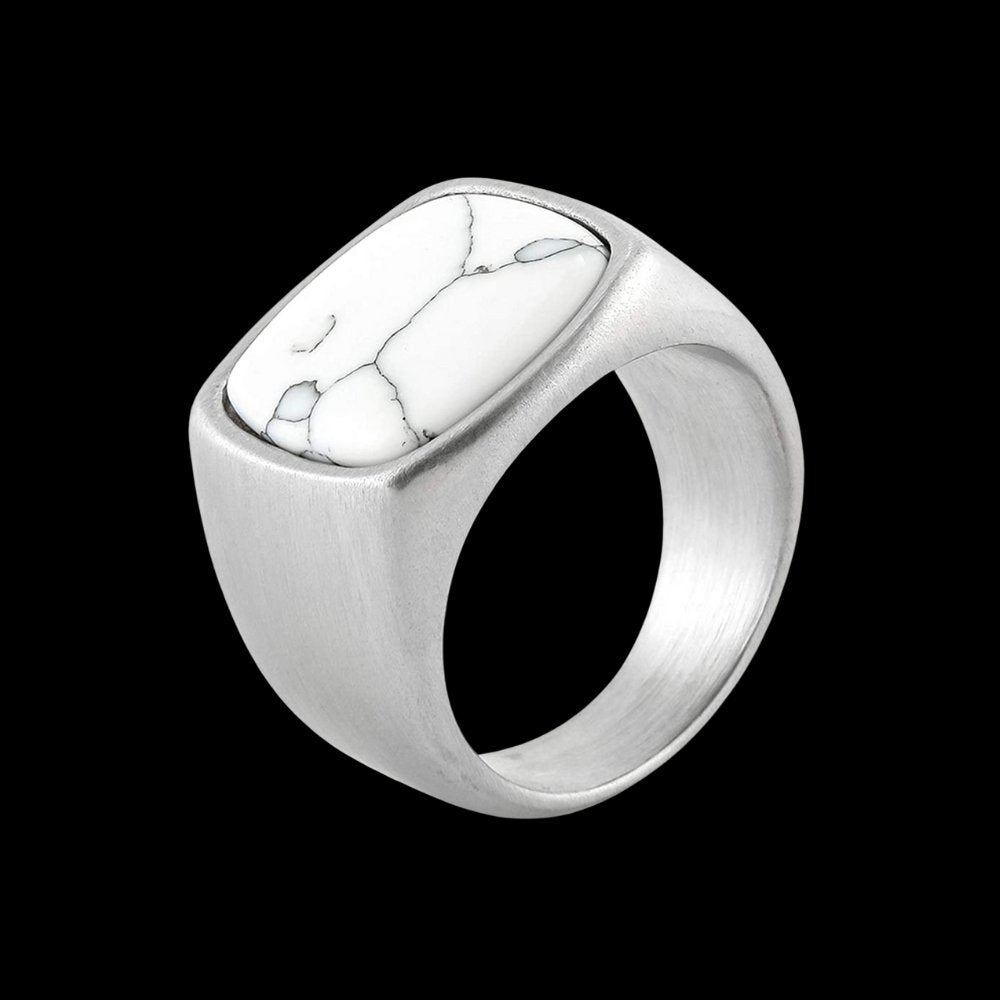 Minimal Gem Sigil Ring - Chrome Cult